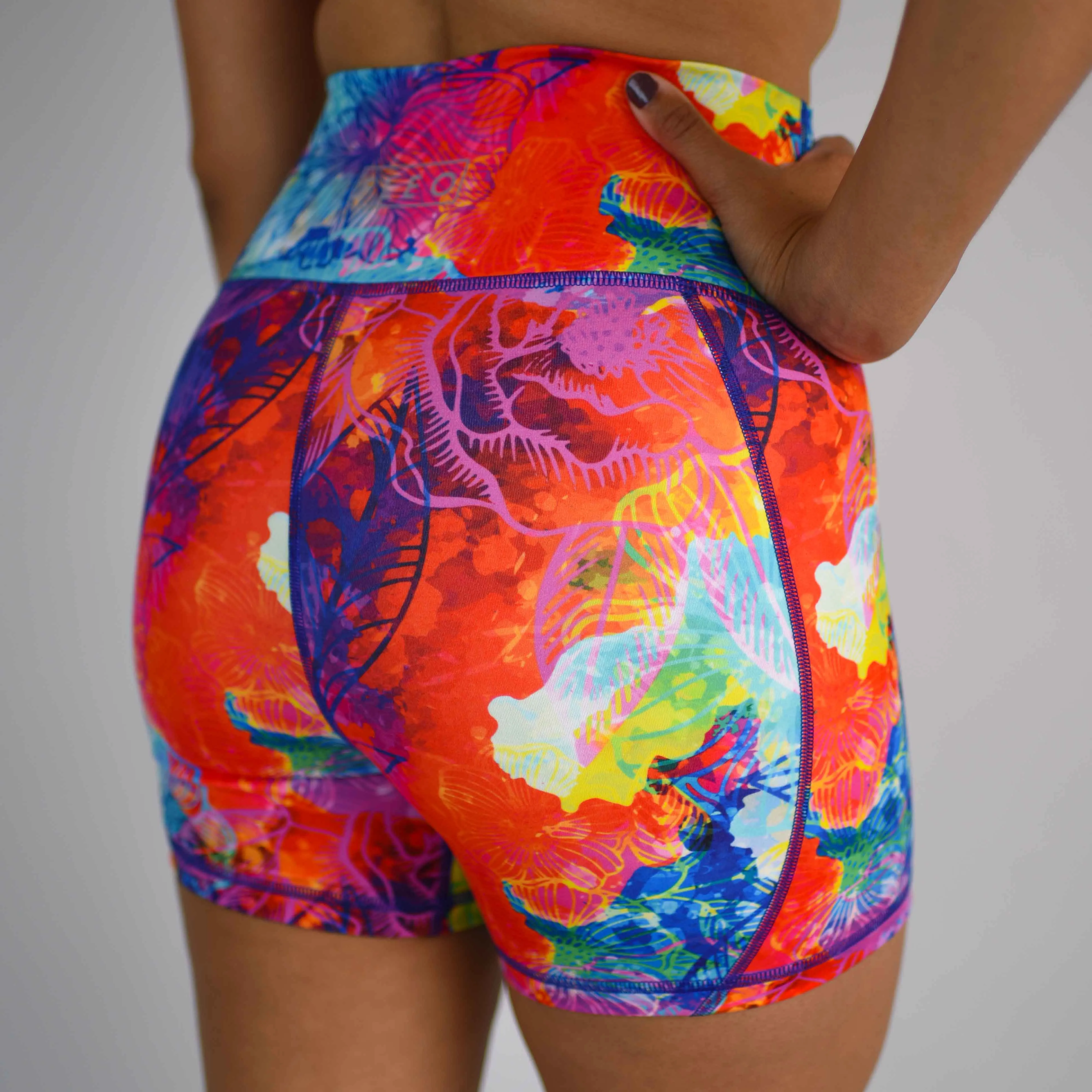 FLEO Hot Floral Shorts (True High Contour)