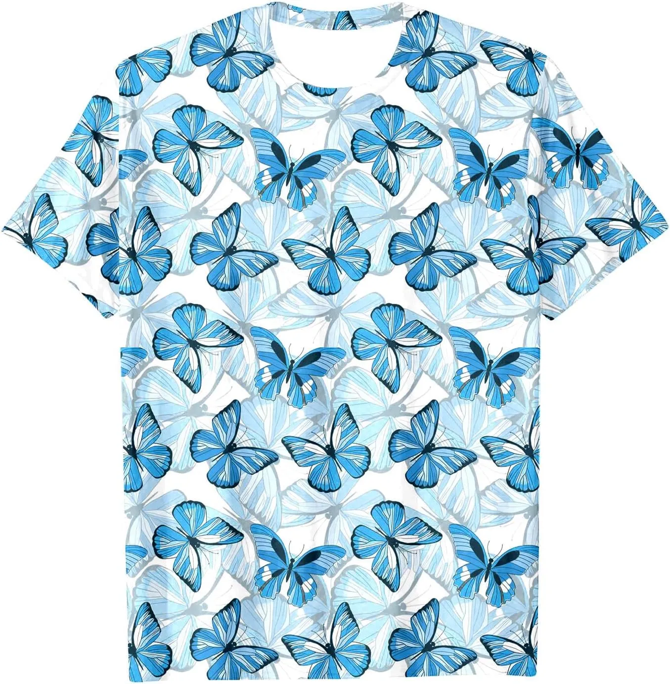 Girls Cute Graphic Tees Preppy Clothes for Teen Girls 2025 Summer Round Neck Short Sleeved Tops 2-14 Y