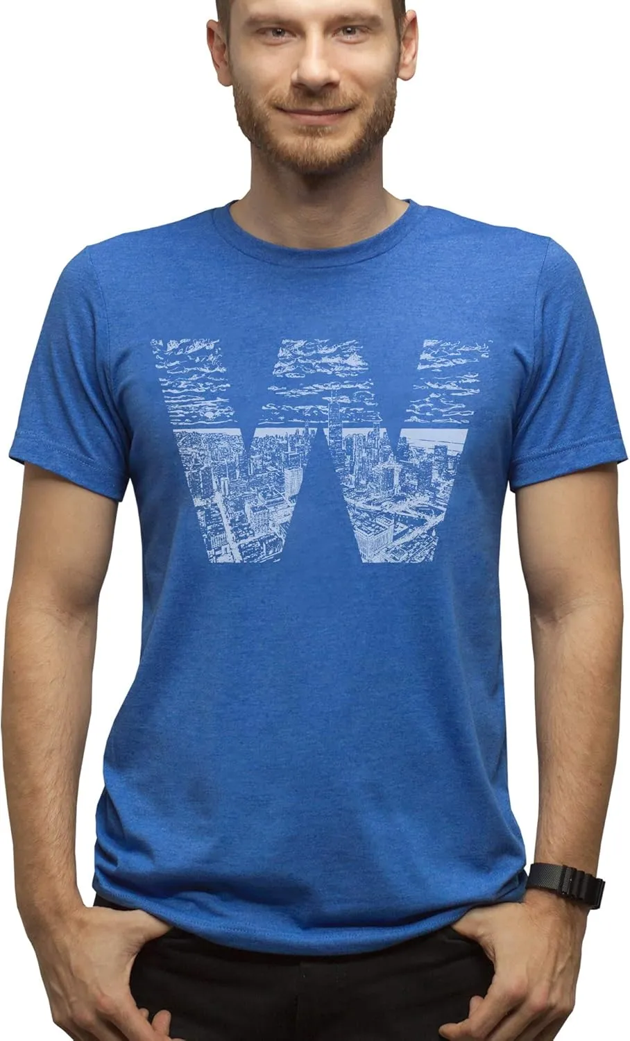 Hand-Drawn W Skyline T-Shirt