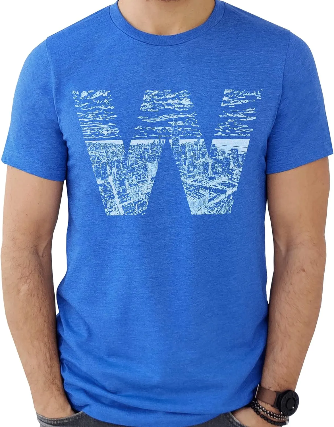 Hand-Drawn W Skyline T-Shirt