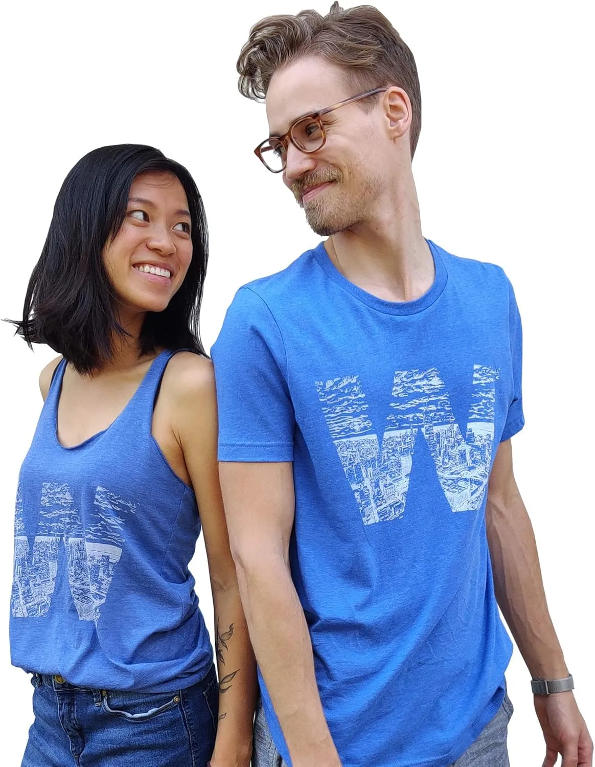 Hand-Drawn W Skyline T-Shirt