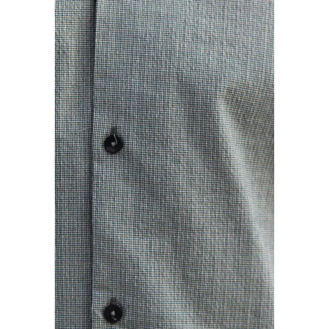 Light Green Textured Cuban Shirt