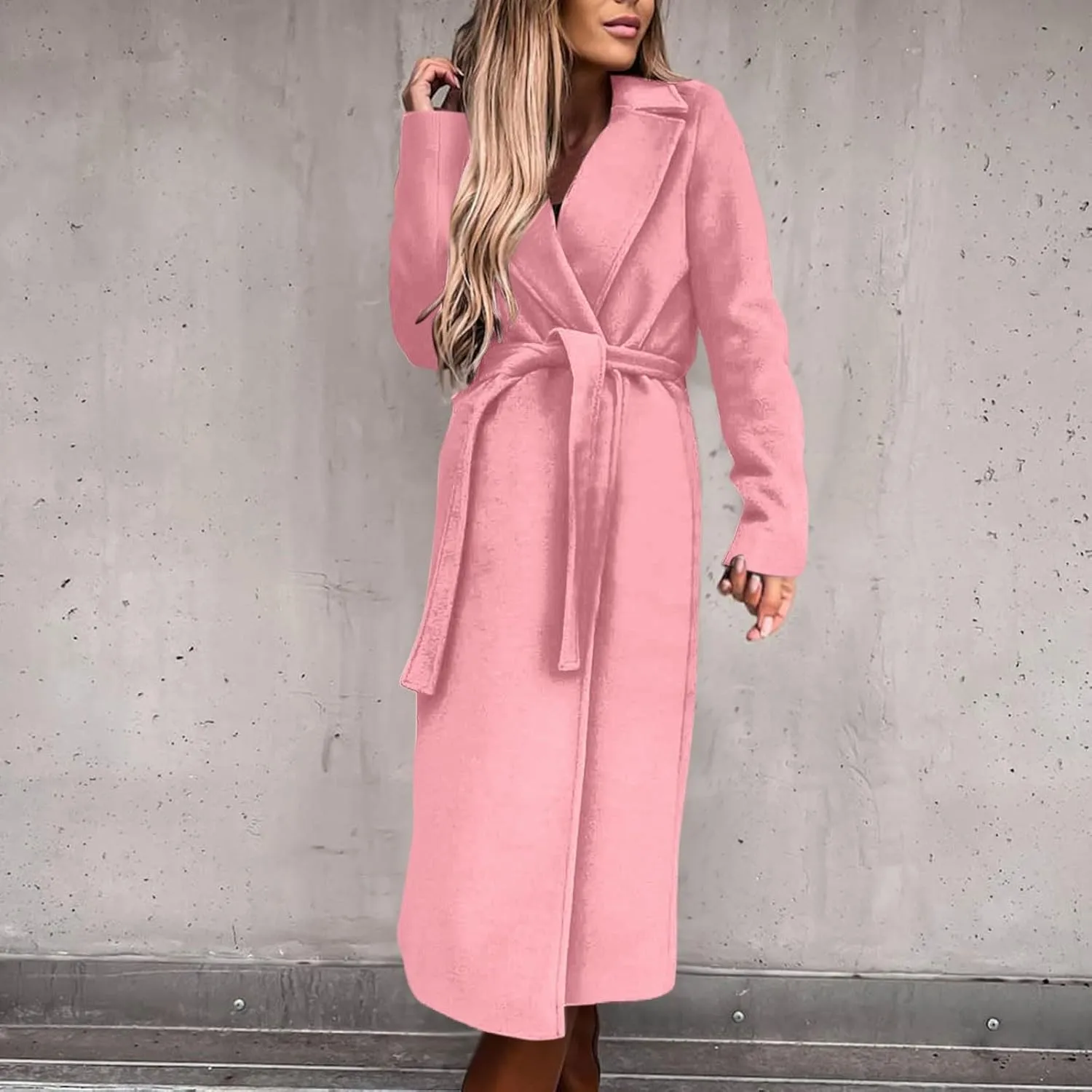 Lightweight Trench Coat Women Jacket Loose Fitting Warm Winter Outwear Fashion Lapel Jacket Coats Short Trench Coat