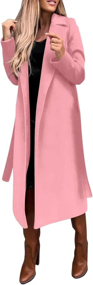 Lightweight Trench Coat Women Jacket Loose Fitting Warm Winter Outwear Fashion Lapel Jacket Coats Short Trench Coat