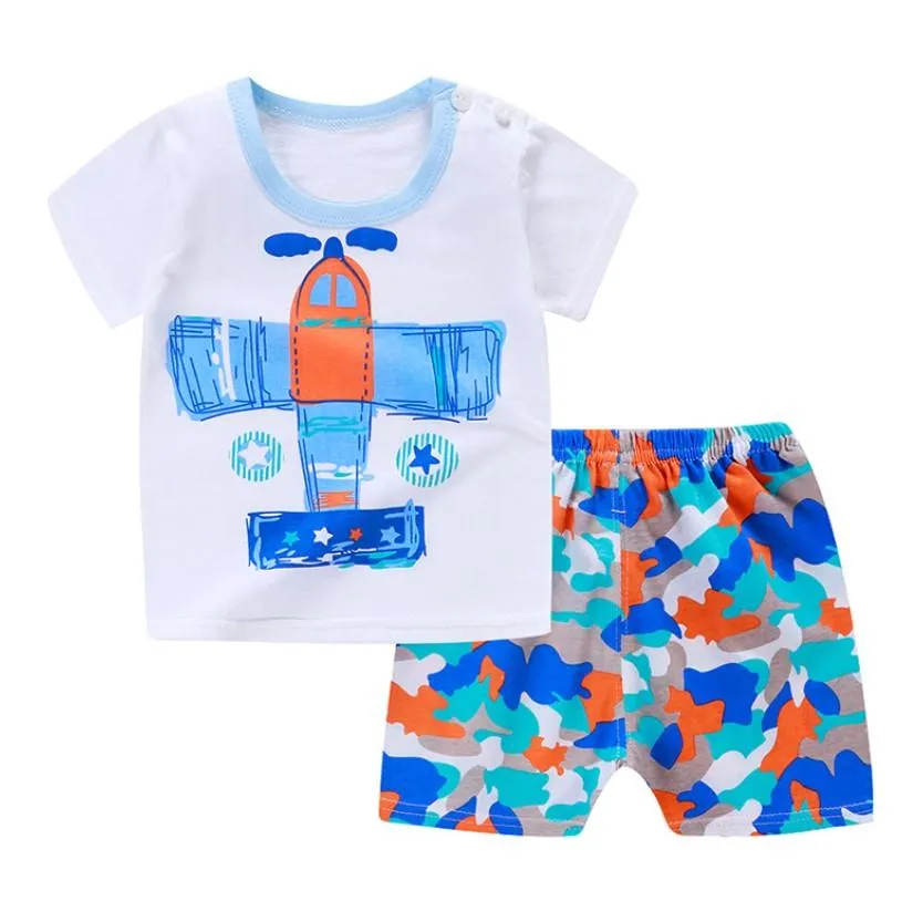 Little Blue Whale and Aye Aye Captain Baby and Toddler Shorts Set of 2