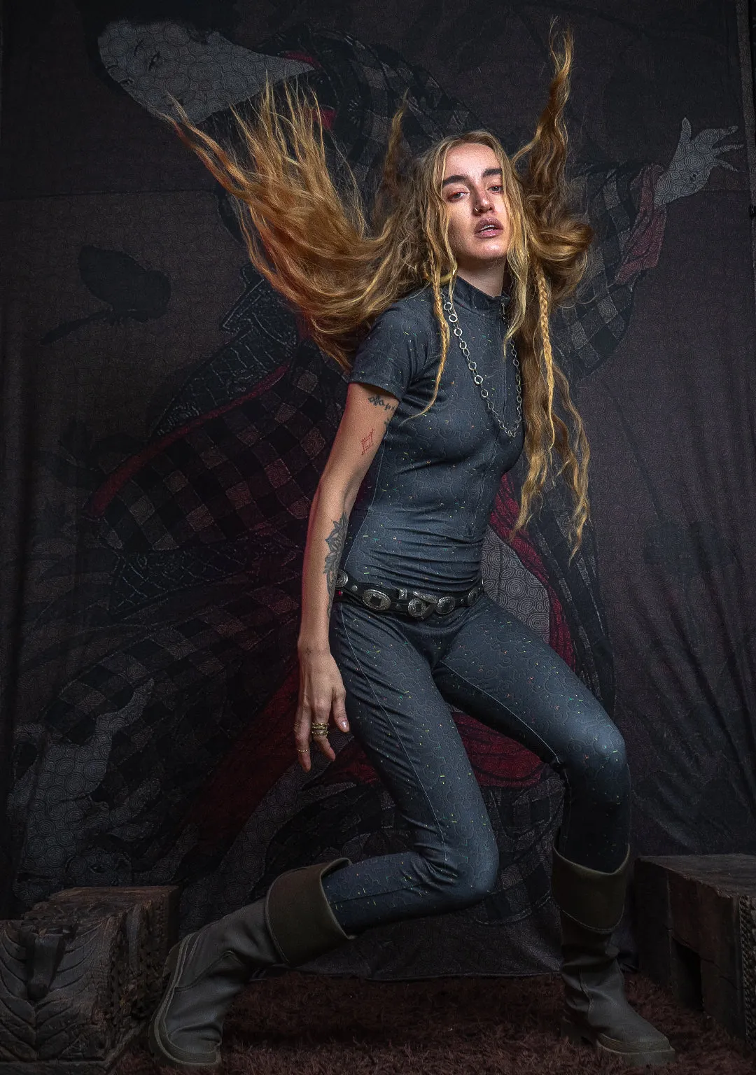 Long Bodysuit  / Sportswear - REBIRTH OF IKARO Forest