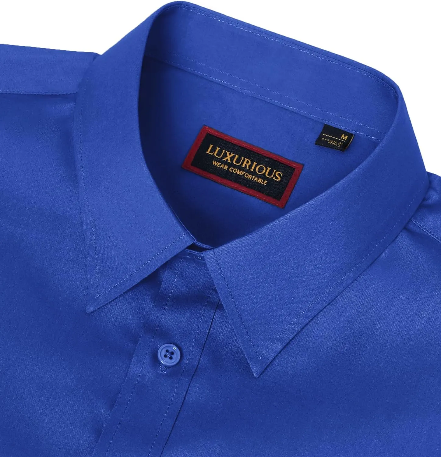 Mens Dress Shirts Long Sleeve Dress Shirts for Men Cotton Button Down Shirt Regular Big and Tall Dress Shirts