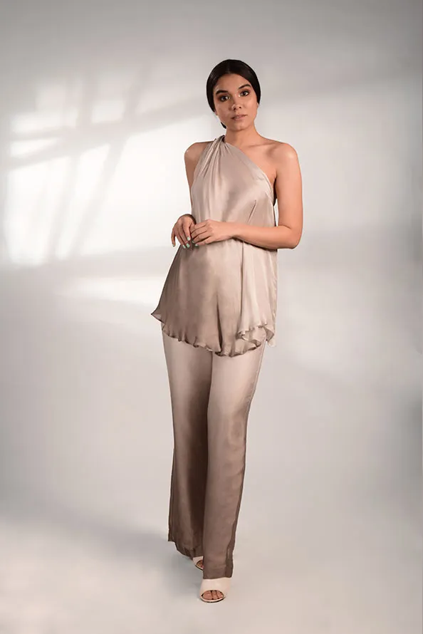 Ombre One shoulder coord