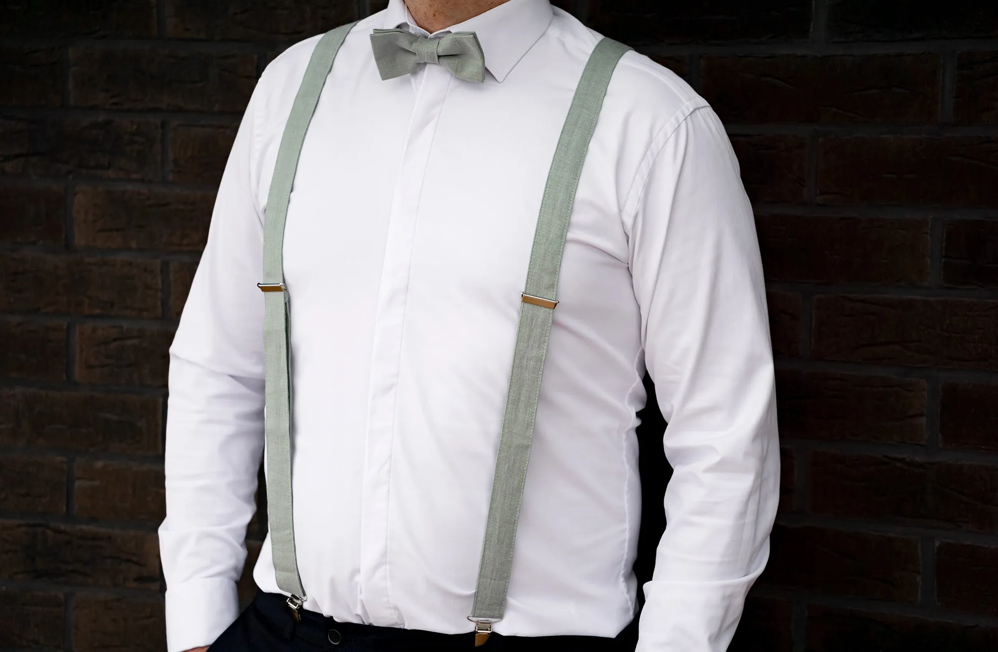 Pre tied Red Groomsmen ties for wedding
