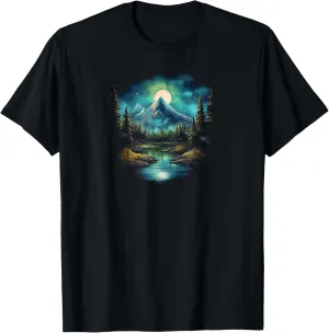 Serene Mountain Landscape T-Shirt