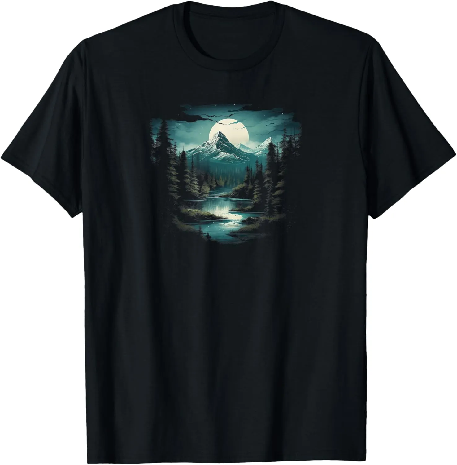 Serene Mountain Landscape T-Shirt