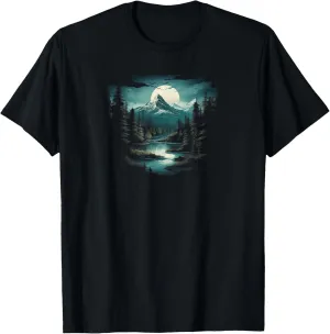Serene Mountain Landscape T-Shirt