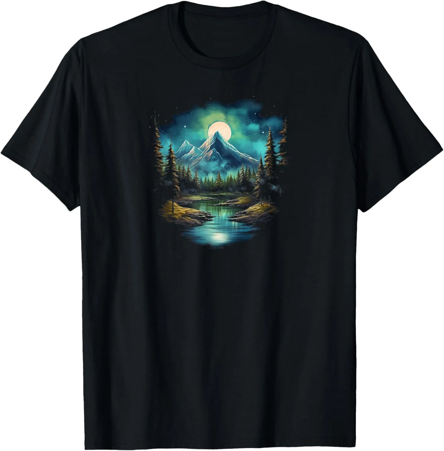 Serene Mountain Landscape T-Shirt