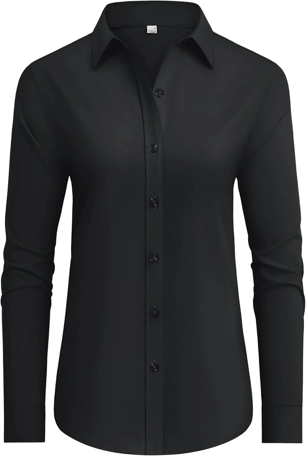 siliteelon Button Down Shirts Dress Shirts for Women Long Sleeve Womens Work Shirts Regular Fit Cotton Dress Shirts