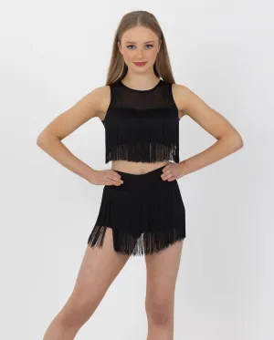 Studio 7, TASSEL SHORTS, Black, Adults, ADS11