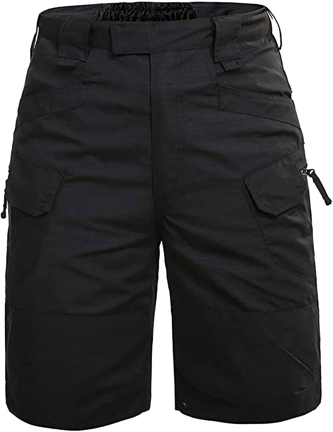 Tactical Shorts for Men Flex Waist Relaxed Fit Work Cargo Shorts Waterproof Hunting Fishing Shorts with Pockets