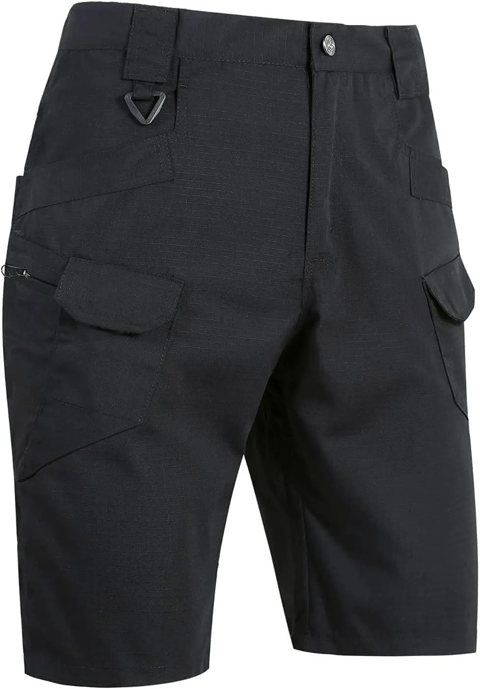 Tactical Shorts for Men Flex Waist Relaxed Fit Work Cargo Shorts Waterproof Hunting Fishing Shorts with Pockets