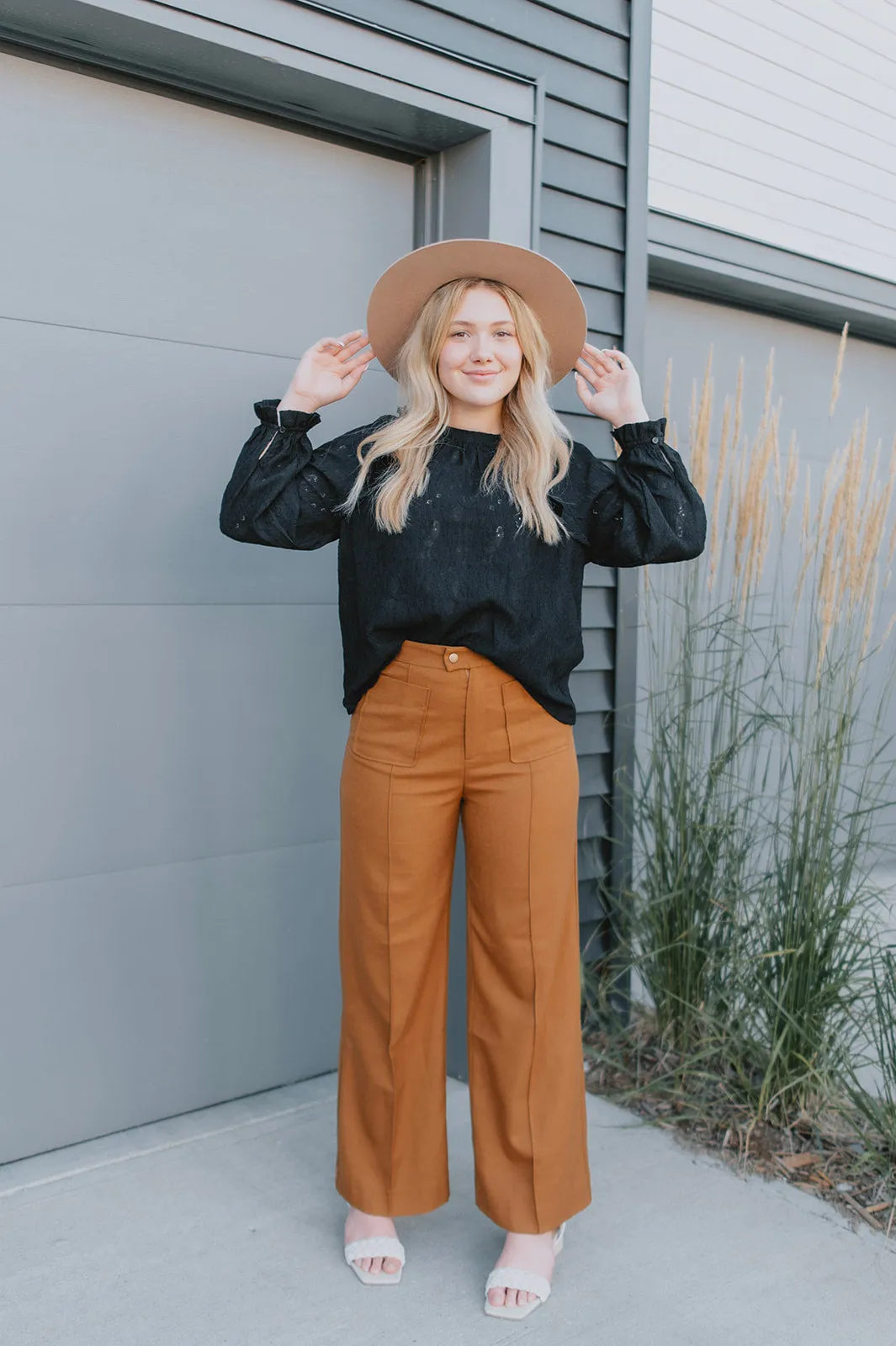 The Elora Trouser - Mustard