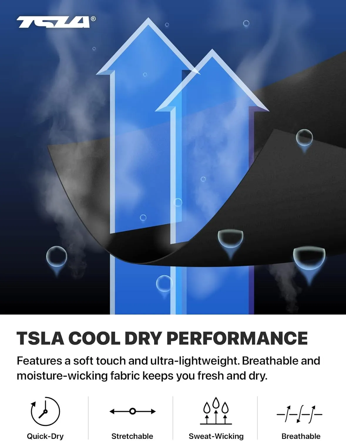TSLA Men's Active Running Shorts, Training Exercise Workout Shorts, Quick Dry Gym Athletic Performance Shorts with Pockets