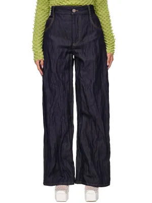 Wide Leg Jeans (696629V1VA0-3399-INDIGO)